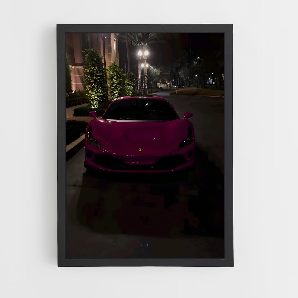 Poster Pink Dream Machine – affiche Ferrari (vue 2)